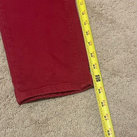 Loft Modern Skinny Red Denim jeans - Picture 6 of 6
